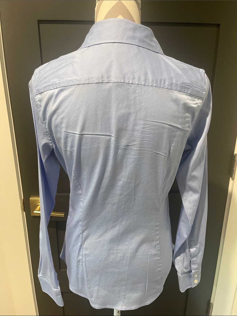 Banana Republic Preppy Embroidered Button Down Shirt Size 8 - Picture 6 of 8